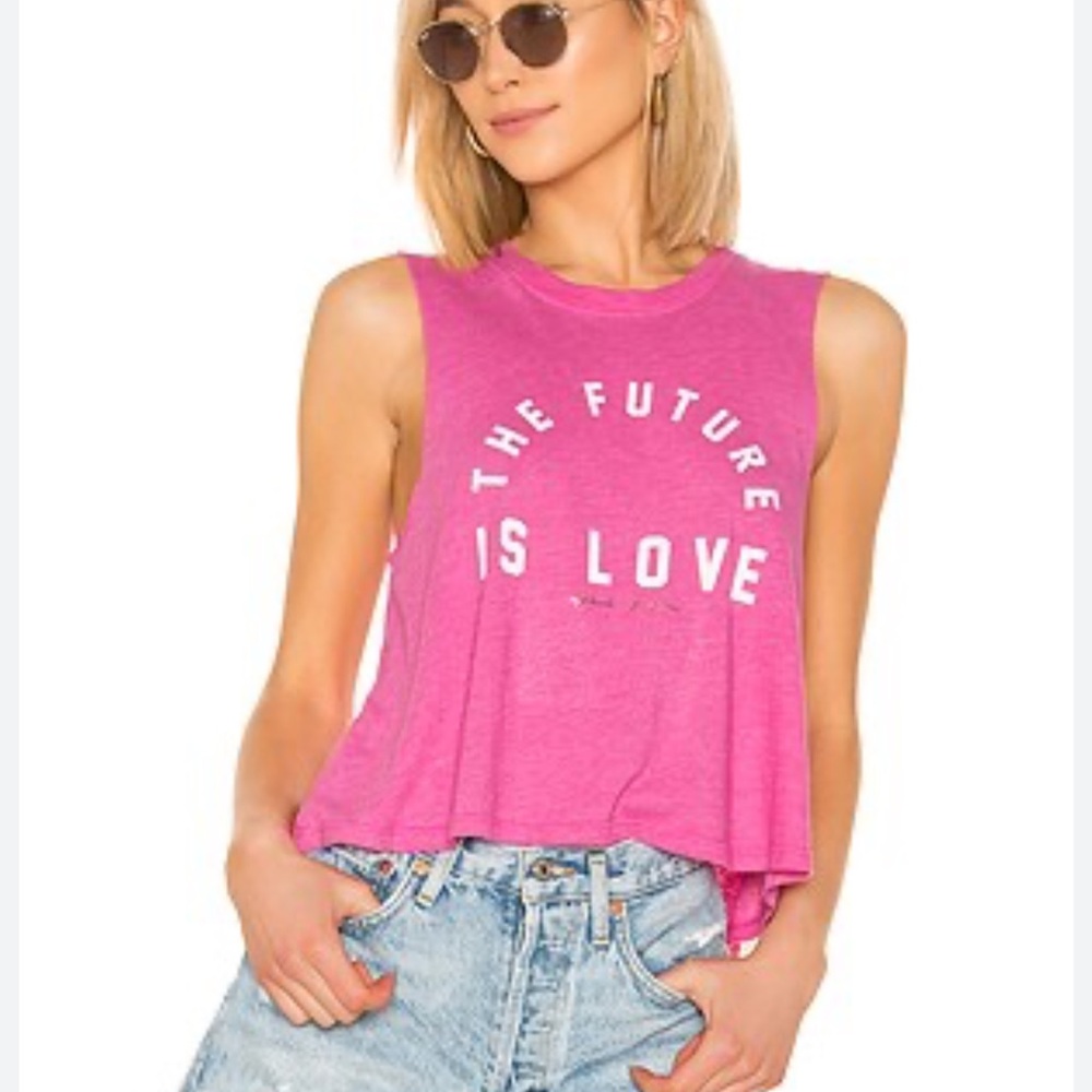 Spiritual gangster pink tank